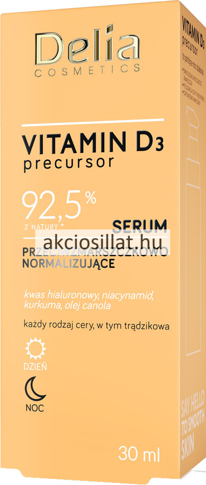 Delia Cosmetic Vitamin D3 Precursor Rántalanító Normalizáló Arcszérum