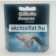 Gillette Sensor Excel 5 darabos borotvabetét kék színű dobozban