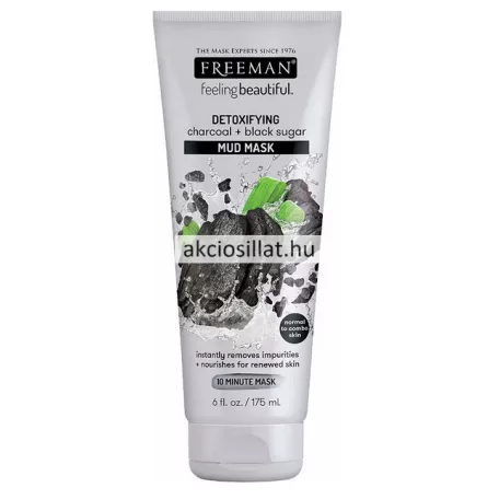 Freeman Arc Fényesítő Maszk Faszén És Fekete Cukor 175ml