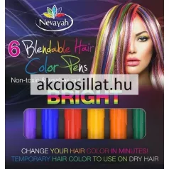 Nevayah Color Pen 6 darabos hajszínező toll 149g