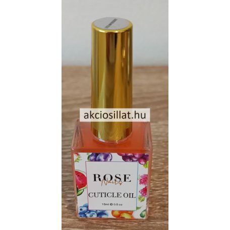 Rose Nails Cuticle Oil Strawberry Eper illatú körömágy olaj 15ml