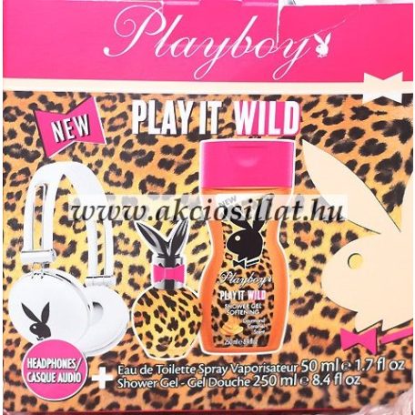 Playboy-Play-It-Wild-fejhallgatos-ajandekcsomag