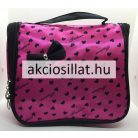 Nagy kozmetikai táska rózsaszín szív