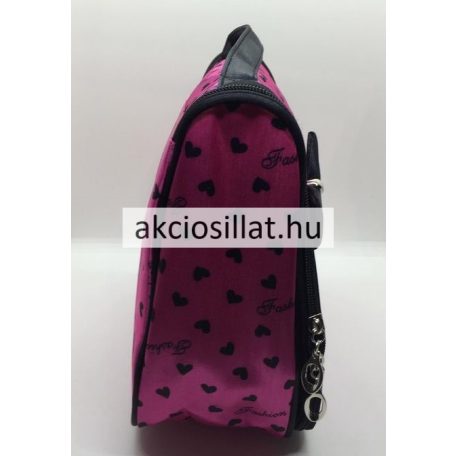 Nagy kozmetikai táska rózsaszín szív