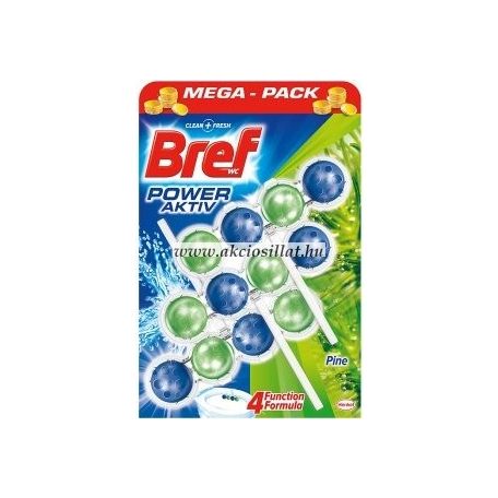 Bref-Power-Aktiv-Pine-Forest-WC-frissito-3x50g