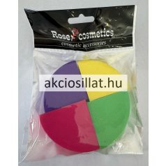   Rose Cosmetics Kozmetikai szivacs 4 db-os színes háromszőg alakú