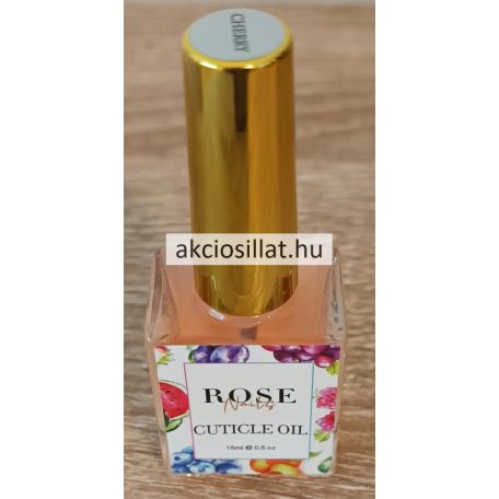 Rose Nails Cuticle Oil Cherry Cseresznye illatú körömágy olaj 15ml