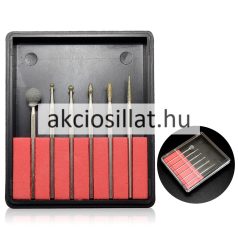 Csiszoló gyémántfej készlet 6db