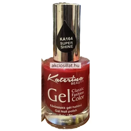 Katerina Beauty Gel Classic Fashion Color KA164 gél hatású körömlakk 18g