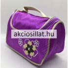 Kicsi kozmetikai táska lila virág