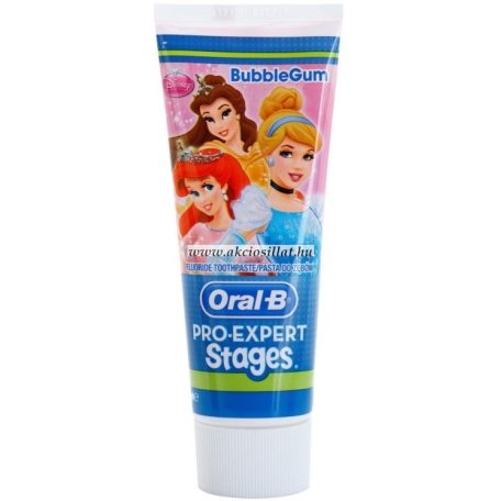 Oral-B-Pro-Expert-Stages-Fogkrem-Bubble-Gum-Princess-75-ml