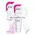 Veet Pure szőrtelenítő krém normál bőrre 200ml-es álló tubusos és dobozos kiszerelésben pink és fehér díszítéssel a dobozon női láb rajzolt sziluettjével valamint a csomaghoz tartozó hajlított fehér műanyag spatulával