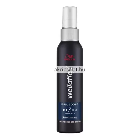 Wella Wellaflex Men Full Boost Thickening Gel Spray 150ml-es flakon férfiaknak.