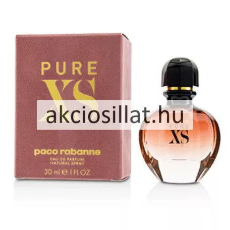 Paco Rabanne Pure XS For Her EDP 30ml női parfüm elegáns rózsaszín-fekete üvegben és dobozzal