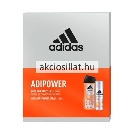Adidas Adipower ajandékcsomag