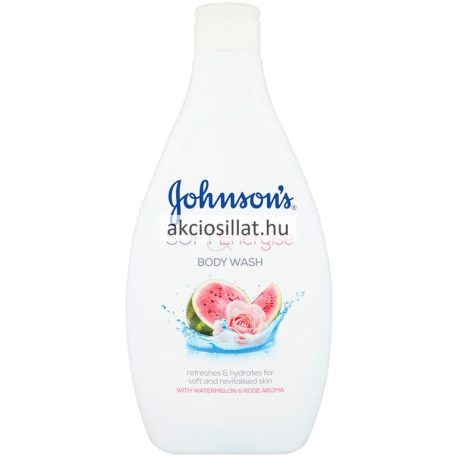 Johnson's Soft & Energise görögdinnye és rózsa tusfürdő 750ml