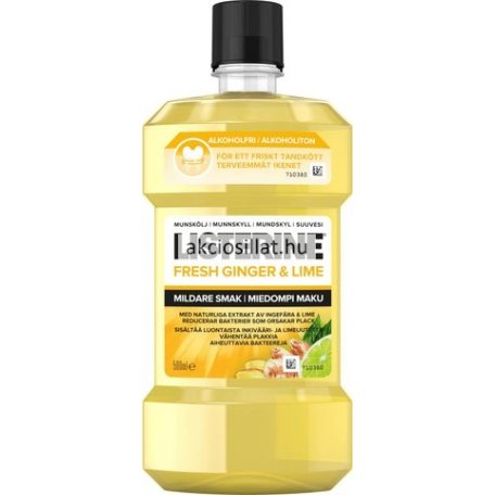 Listerine Fresh Ginger & Lime szájvíz 500ml