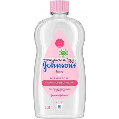 Johnson's Baby Babaolaj 500ml pink