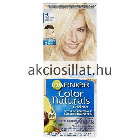 Garnier Color Naturals krémhajfesték E0 Super Blond kiszőkítő