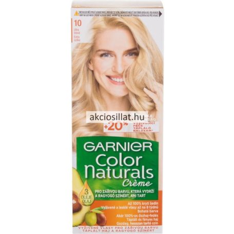 Garnier Color Naturals krémhajfesték 10 extra világos szőke