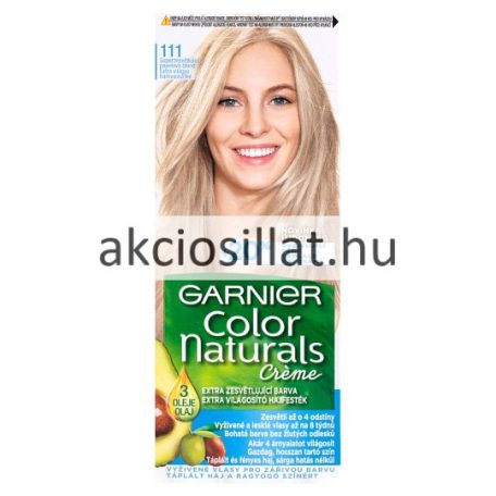 Garnier Color Naturals krémhajfesték 111 extra világos hamvas szőke