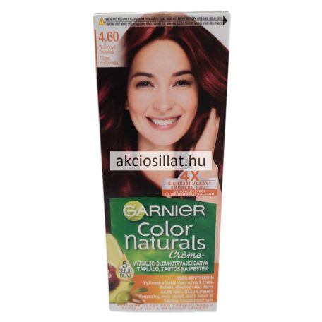 Garnier Color Naturals krémhajfesték 4.60 tüzes mélyvörös