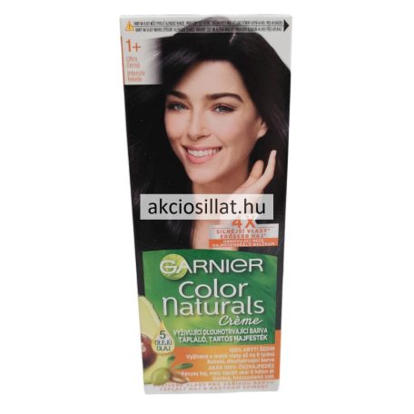 Garnier Color Naturals krémhajfesték 1+ intenzív fekete