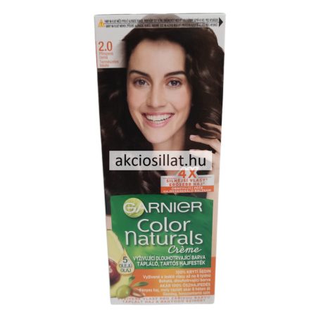 Garnier Color Naturals krémhajfesték 2.0 természetes fekete