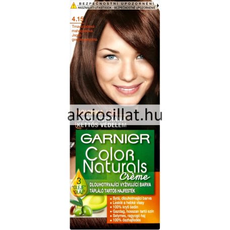 Garnier Color Naturals krémhajfesték 4.15 jeges gesztenyebarna