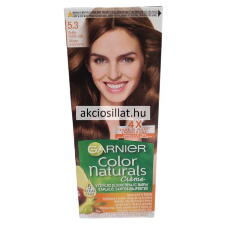 Garnier Color Naturals krémhajfesték 5.3 világos aranybarna