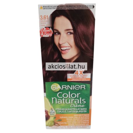 Garnier Color Naturals krémhajfesték 3.61 szeder vörös