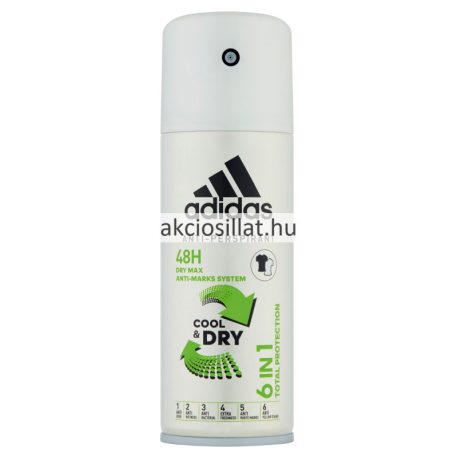 Adidas Cool & Dry 6in1 Men dezodor 150ml (deo spray)