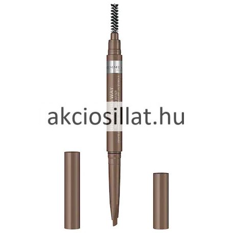 Rimmel London 2-in-1 Brow this Way Szemöldökceruza 001 Blonde