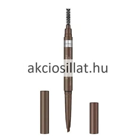 Rimmel London 2-in-1 Brow this Way Szemöldökceruza 002 Medium Brown