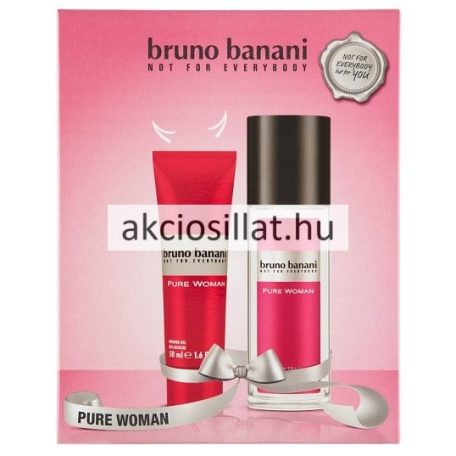 Bruno Banani Pure Woman ajándékcsomag (75ml dns  + 50ml tusfürdő)