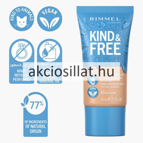 Rimmel London Kind & Free Alapozó 10 Rose Ivory 30ml