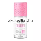 Adidas Control 48H 50ml-es női golyós dezodor rózsaszín mintás kupakkal és átlátszó üvegcsével.