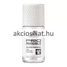 Adidas Pro Invisible Women 48H 50ml-es női golyós dezodor fehér mintás kupakkal és átlátszó üvegcsével.