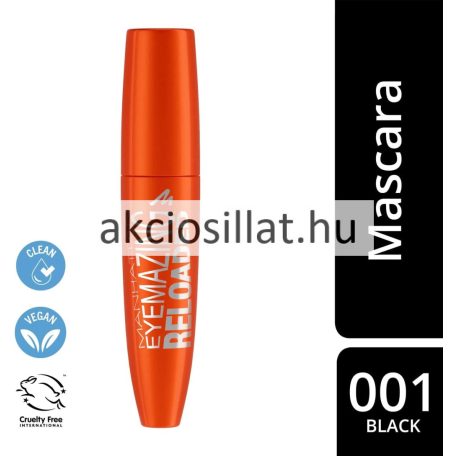 Manhattan Eyemazing Reloaded Szempillaspirál No. 001 fekete 12 ml
