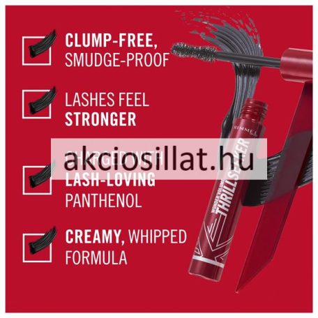 Rimmel London Wonder Volume Thrill Seeker Szempillaspirál 001 Extreme Black 8ml