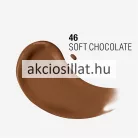 Manhattan Clean & Free vegán folyékony alapozó 46 Soft Chocolate árnyalatban, újrahasznosított tubusos csomagolásban.