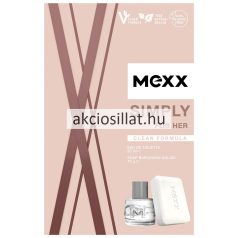   Mexx Simply For Her ajándékcsomag ( EDT 20ml + kemény szappan 75g )