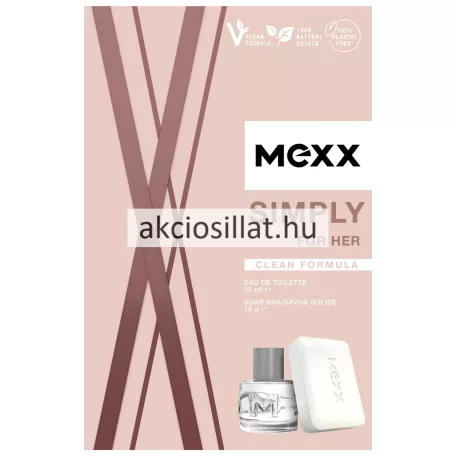 Mexx Simply For Her ajándékcsomag ( EDT 20ml + kemény szappan 75g )