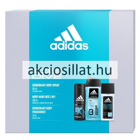 Adidas Ice Dive ajandékcsomag ( tus250ml + deo150ml + DNS 75ml )