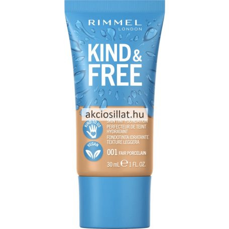 Rimmel London Kind & Free Alapozó 001 Porcelain 30ml