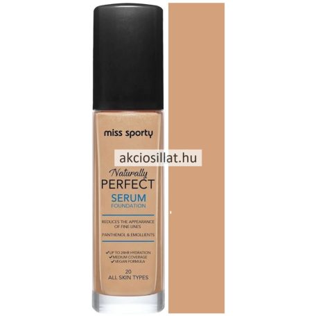 Miss Sporty Naturally Perfect Serum Foundation 20 Szérum Alapozó 30ml