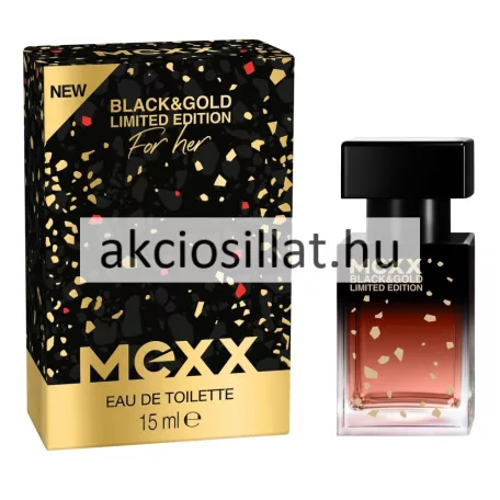 Mexx Black & Gold Limited Edition for Her EDT 15ml Női parfüm