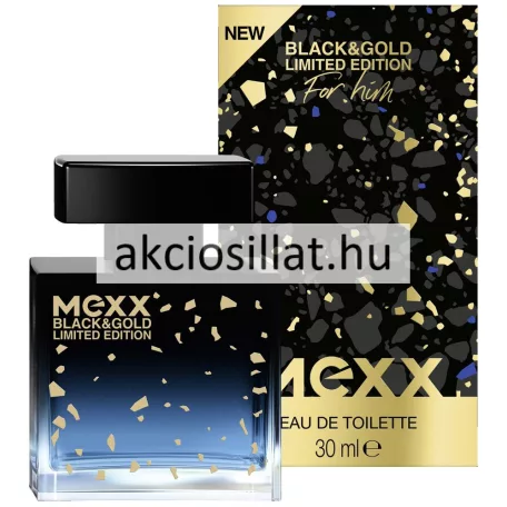 Mexx Black & Gold Limited Edition for Him EDT 30ml Férfi parfüm