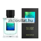 David Beckham True Instinct 50ml-es férfi Eau de Parfum átlátszó, vastag talpú üvege fekete kupakkal és zöld-kék színátmenetes címkével, mellette a fekete gyári papírdoboz.