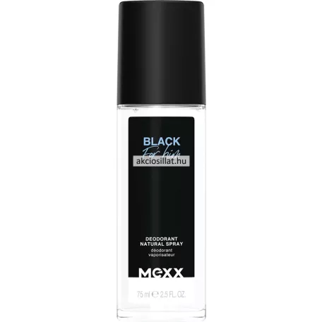 Mexx Black Man Deo Natural Spray 75ml